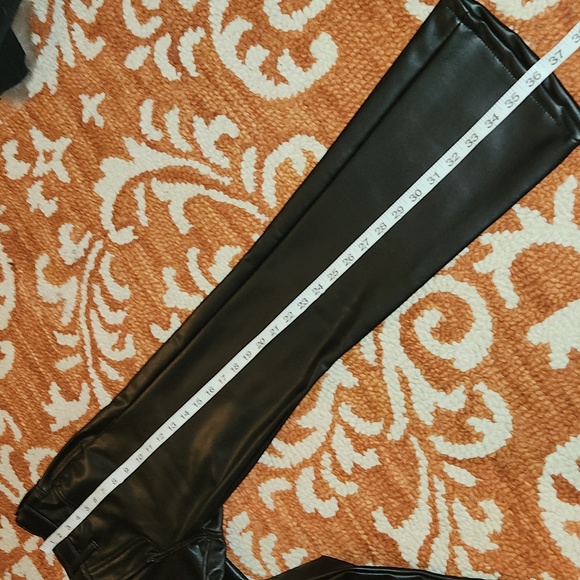 MOTHER -The Insider Ankle Faux Leather Jeans. size 25 - Picture 13 of 15